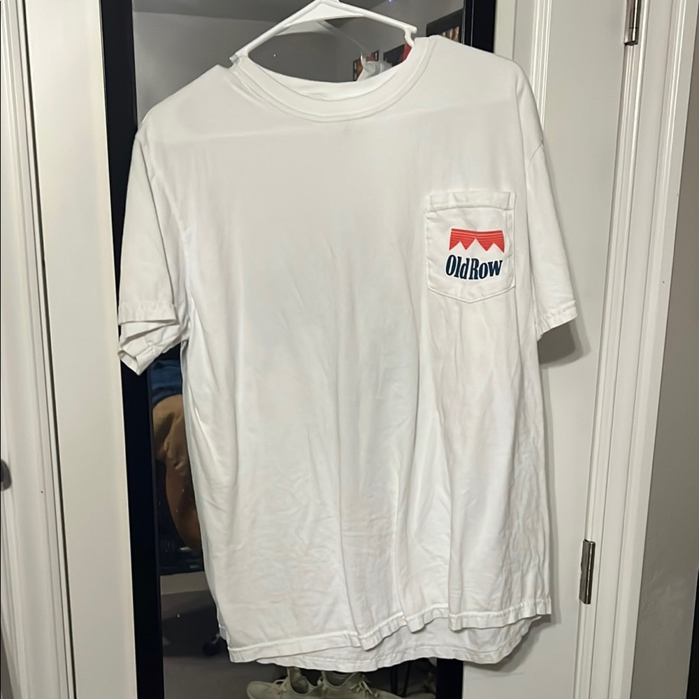 Old Row White Cowboy Pocket T-Shirt